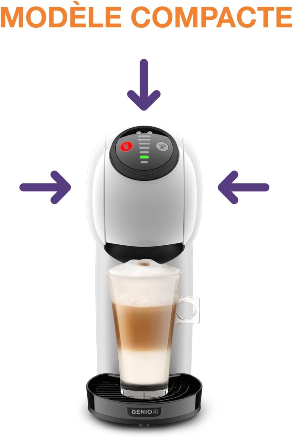 Krups - Nescafé Dolce Gusto Genio S Machine à café 0,8 L - 15 bars - Blanc