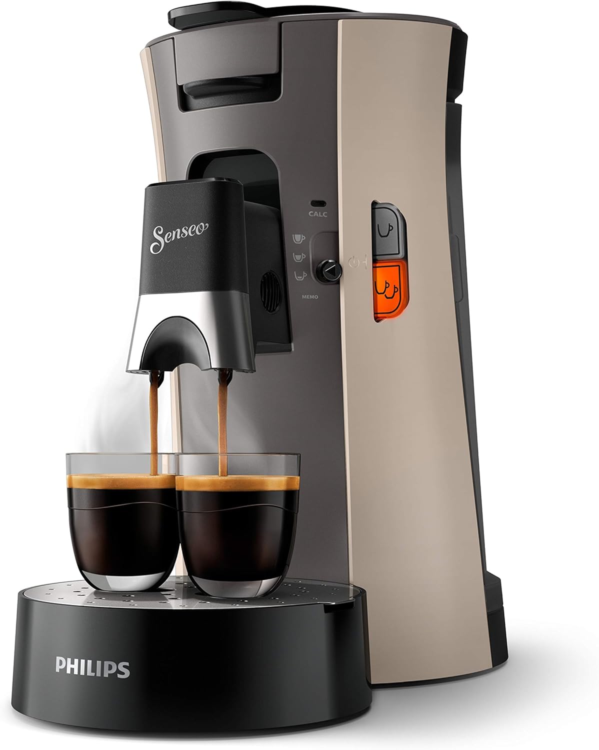 PHILIPS SENSEO Select cafetière à dosette, 2 tasses, Noire