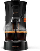 PHILIPS SENSEO Select cafetière à dosette, 2 tasses, Noire