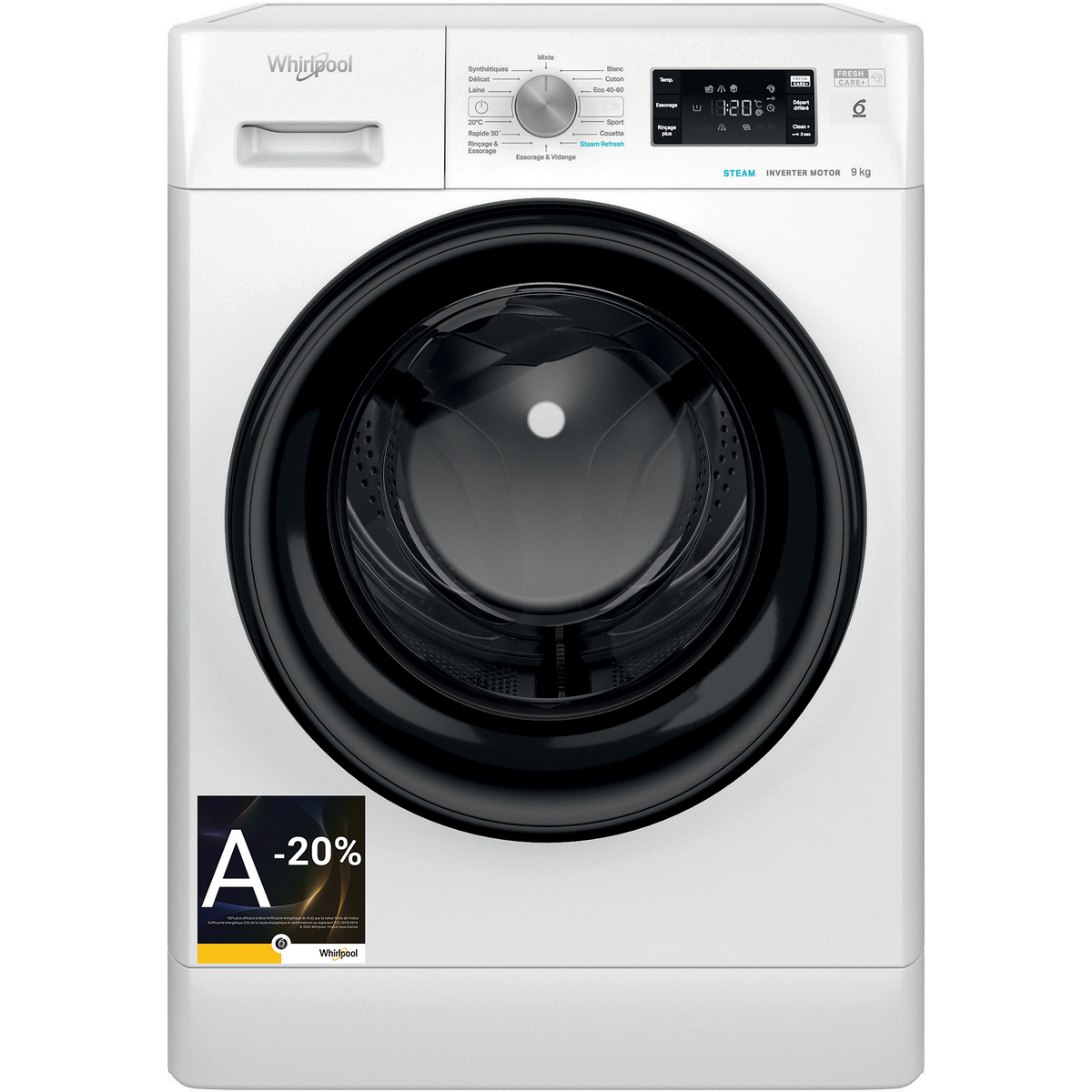 Lave linge hublot FFBP9489BVFR 9 kg - vue 1