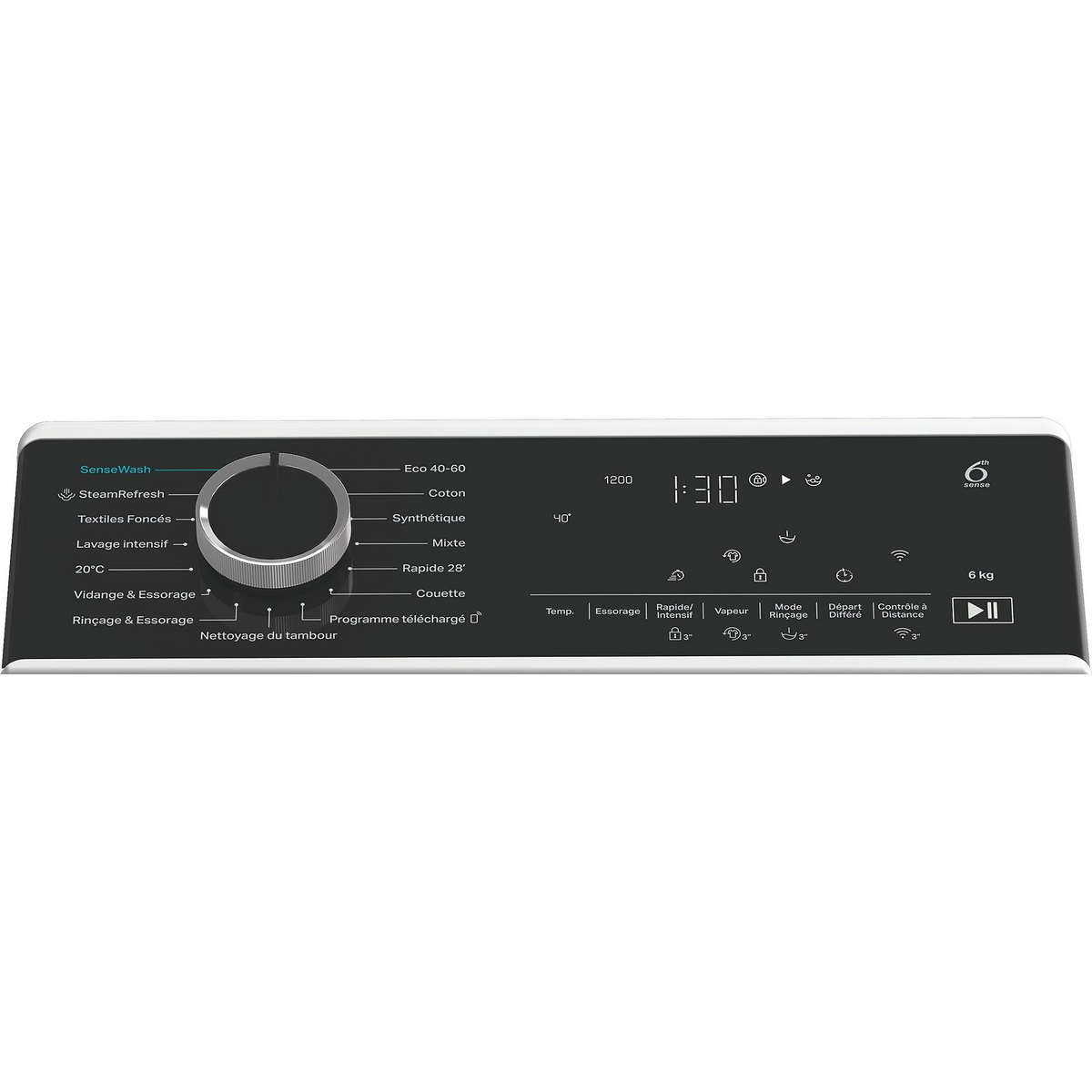 Lave linge top TW621CSILENCEFR 6 kg - vue 7