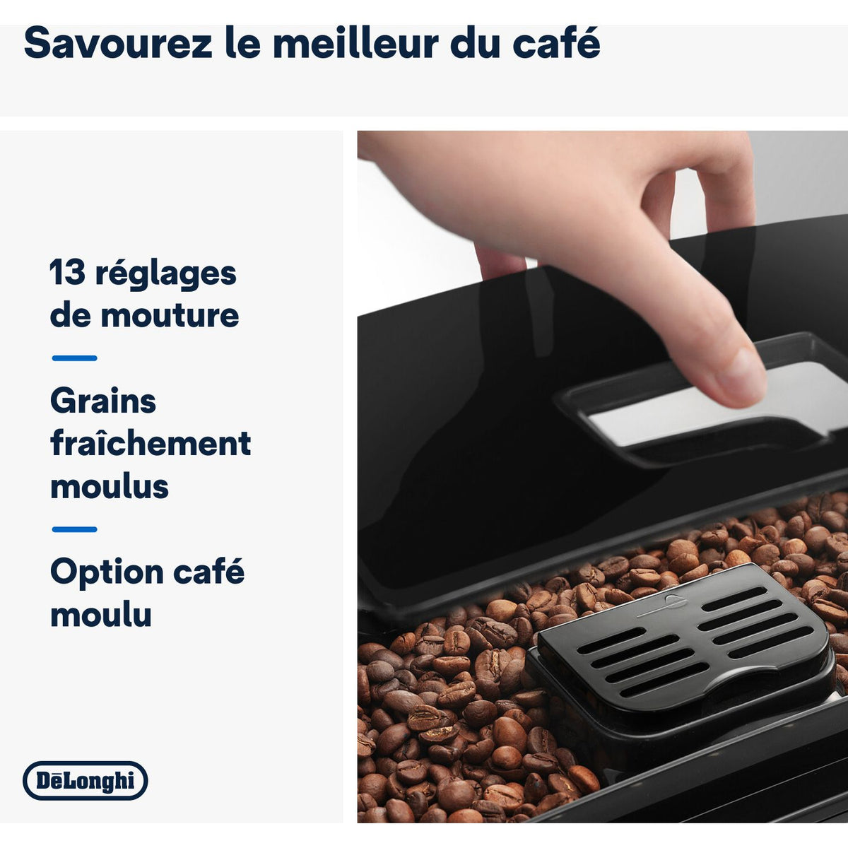 Expresso Broyeur DELONGHI Magnifica S ECAM 22.140.B noir