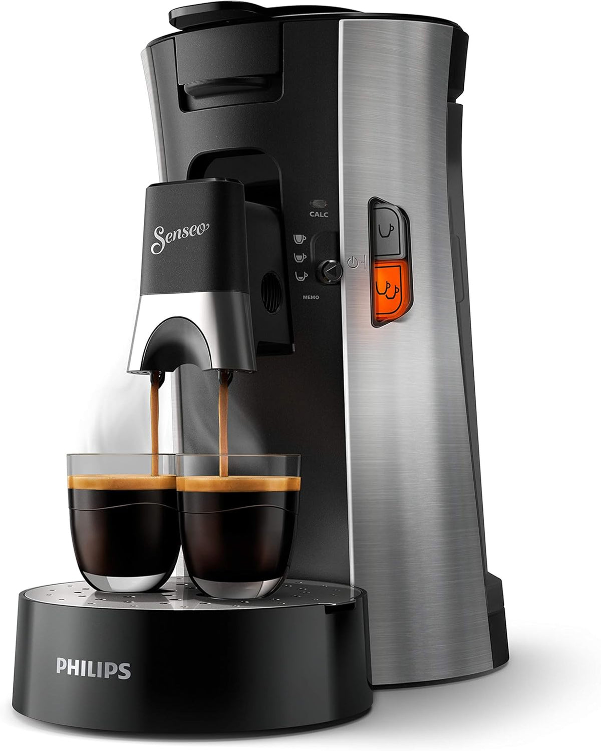 PHILIPS SENSEO Select cafetière à dosette, 2 tasses, Noire